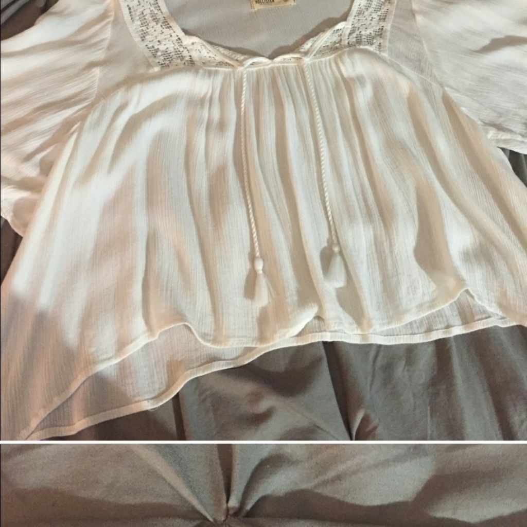Off White Hollister Blouse Size Medium